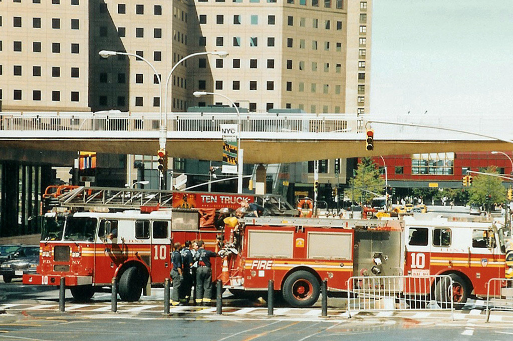 Engine 10 and Ladder 10 - September 2, 2001