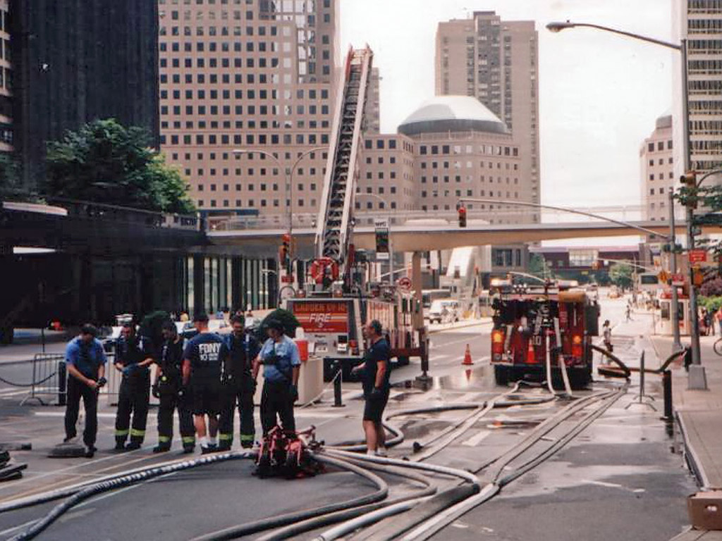 Engine 10 and Ladder 10 taken prior to 9/11/01.