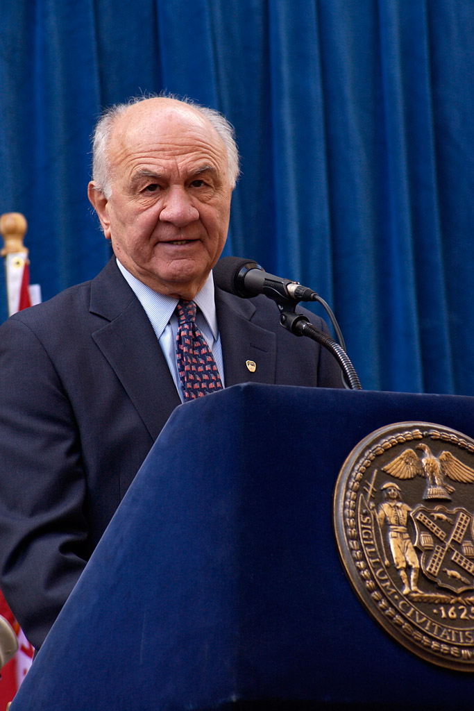 Fire Commissioner Nicholas Scoppetta.  Photo by FF Christopher Landano of the FDNY Photo Unit. © 2006