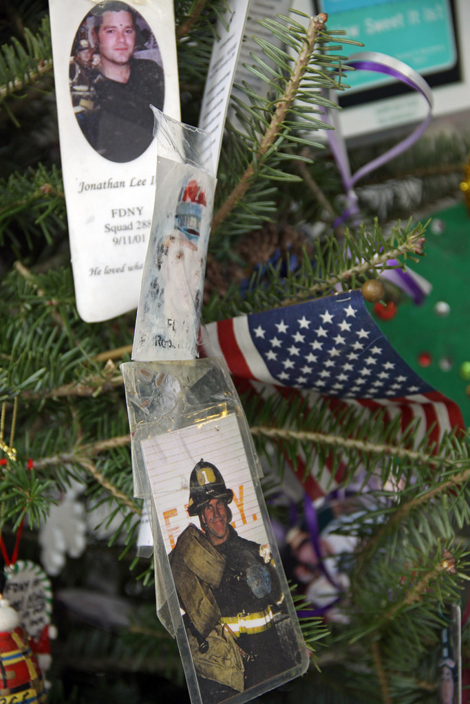 FDNY Memorial Wall Christmas Tree