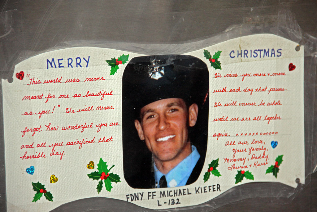 FDNY Memorial Wall Christmas Tree