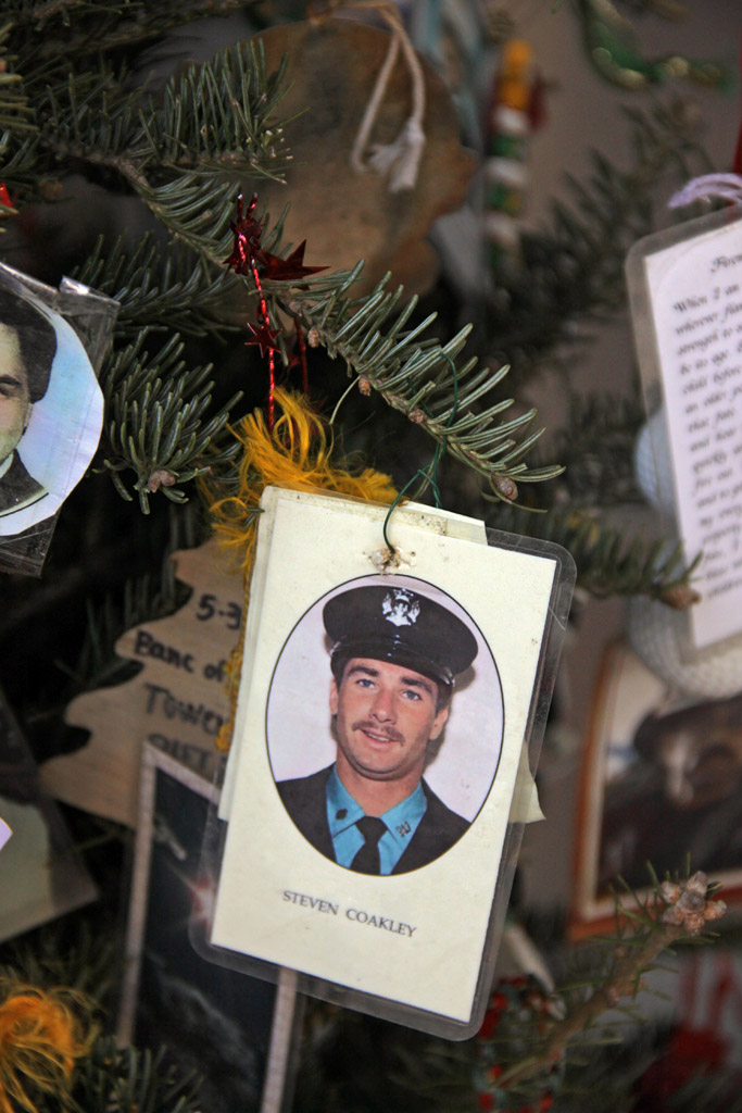 FDNY Memorial Wall Christmas Tree