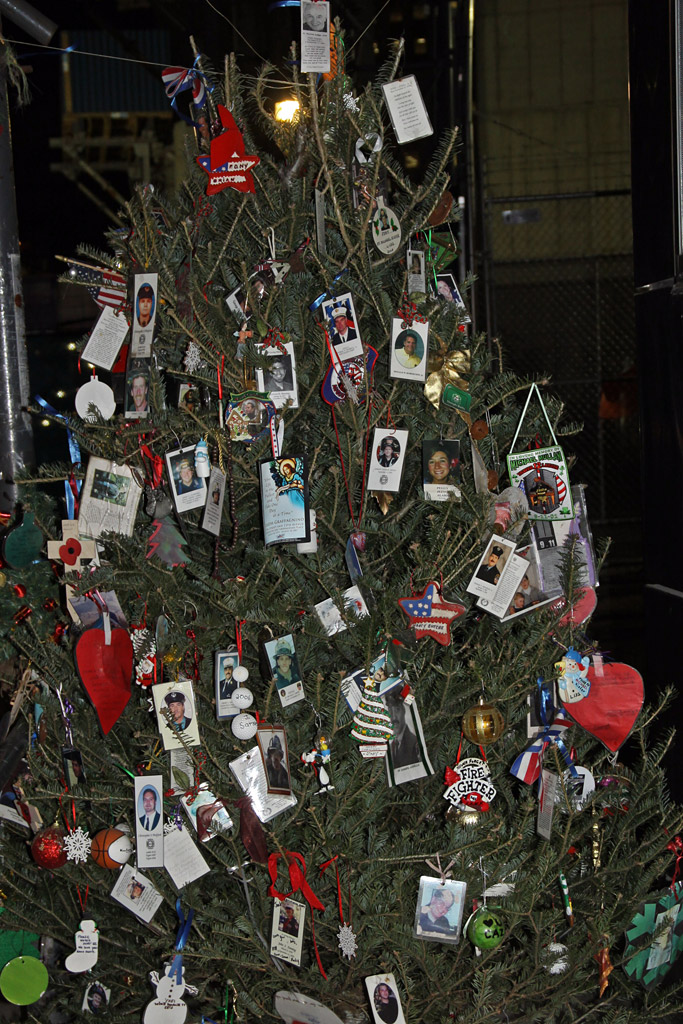 FDNY Memorial Wall Christmas Tree