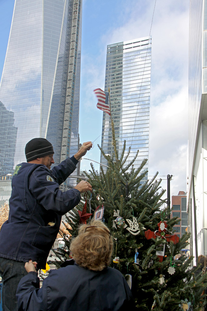 FDNY Memorial Wall Christmas Tree