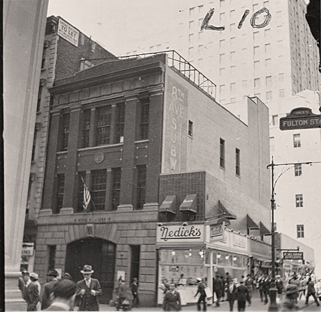 193 Fulton Street, New York. Photo FDNY George F. Mand Library