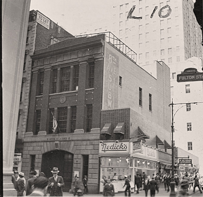 193 Fulton Street, New York. Photo FDNY George F. Mand Library