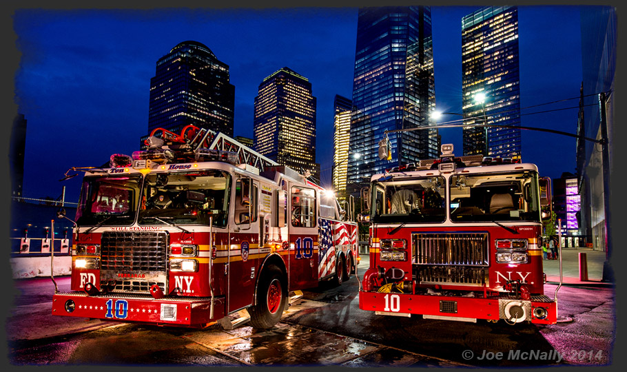FDNY Engine 10 and FDNY Ladder 10 FDNY Ten House Main Banner