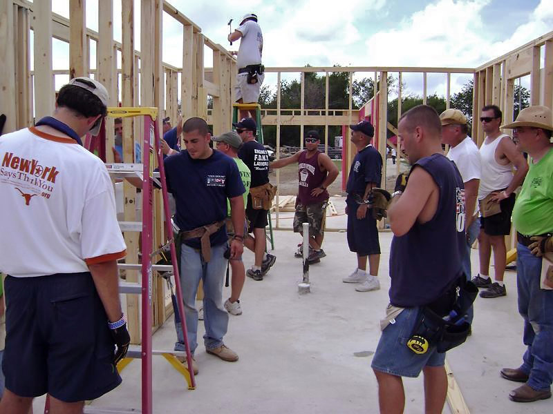 New York Says Thank You Foundation Rebuilding Project, Groesbeck, Texas