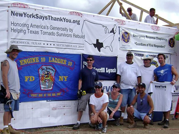 New York Says Thank You Foundation Rebuilding Project, Groesbeck, Texas