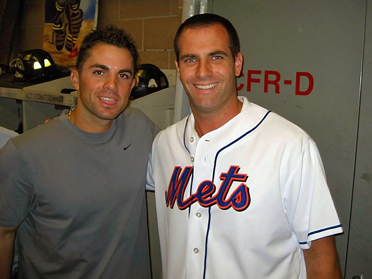 David Wright of the New York Mets visits the Ten House, date unknown