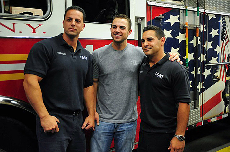 David Wright of the New York Mets visits the Ten House, September 10, 2010