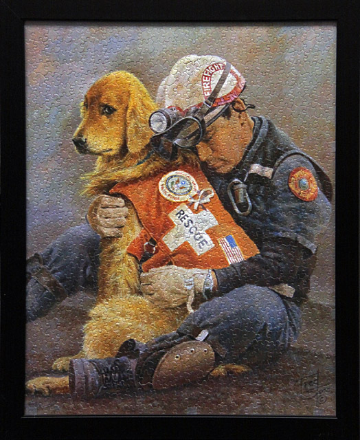 PARTNERS has raised over a half million dollars for charities such as the ASPCA, canine search & rescue, and the families of New York City Firefighters who died on 9/11. PARTNERS now hangs in The White House, and Fred Stone has received a letter of thanks from President George W. Bush.