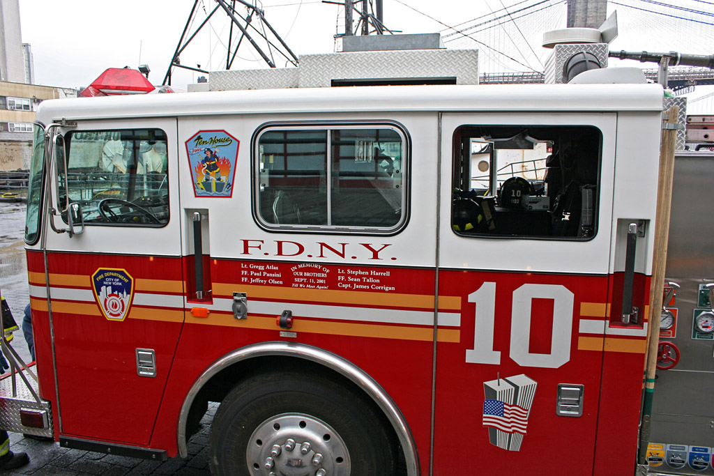 Engine 10 Driver Side and Crew Compartment