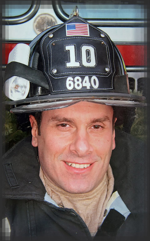 Firefighter Vincent Geloso