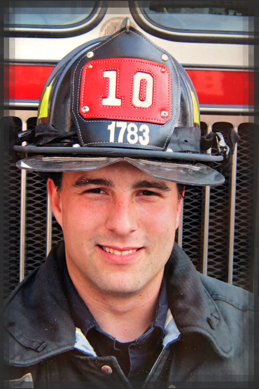 Firefighter Aaron Burns