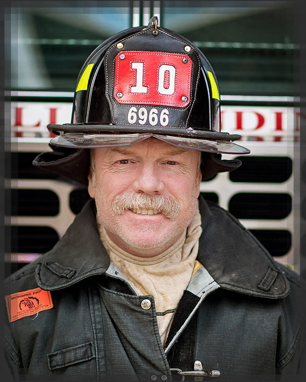 Firefighter Greg Broms