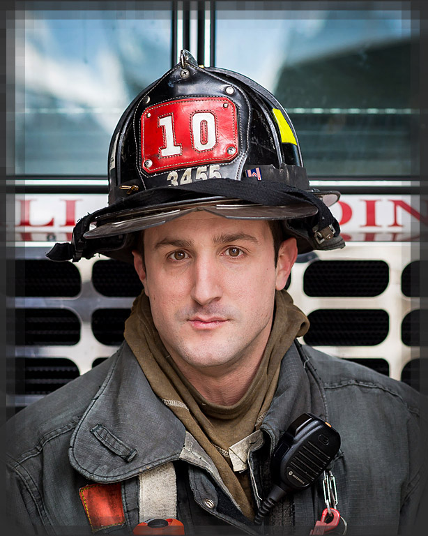 Firefighter Rob Favata
