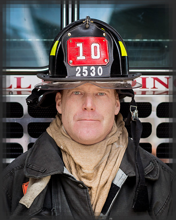 Firefighter John Moore