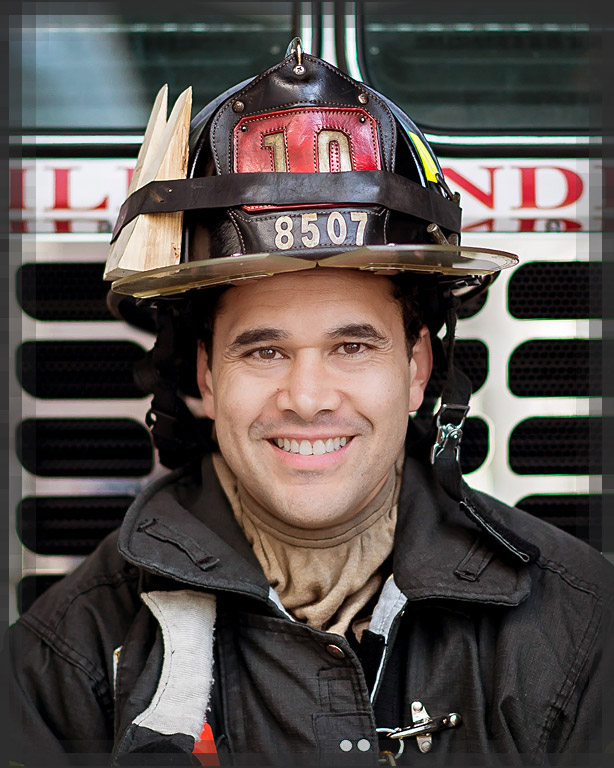 Firefighter Rafael Poueriet