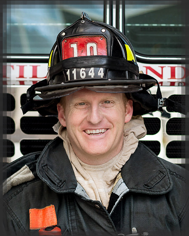 Firefighter Kyle Rowe