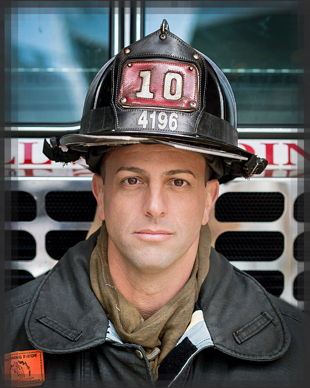 Firefighter Frank Sansonetti