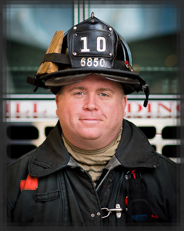 Firefighter Tim Flanagan